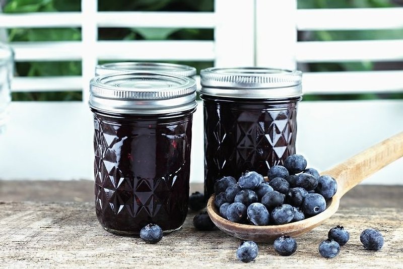 Small happiness handmade jam / small blueberry jam / ★,: *: ‧ classic little strawberry fruit stuffed 20% - แยม/ครีมทาขนมปัง - พืช/ดอกไม้ สีน้ำเงิน
