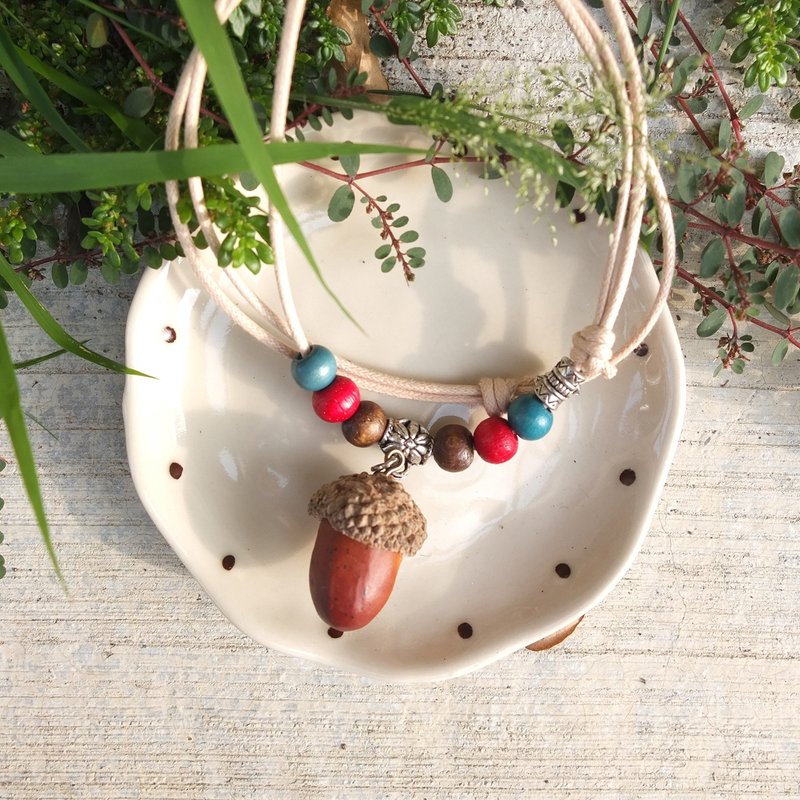 Plants & Flowers Necklaces Brown - Inner Mongolia Acorn Necklace