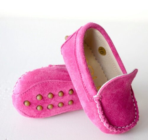 妮寶童裝小物 Dolly手工豆豆鞋-復古芭比