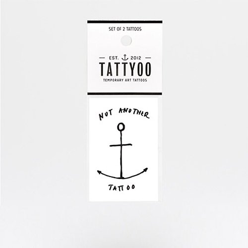 WOOW&CO. ANCHOR 刺青紋身貼紙 | TATTYOO