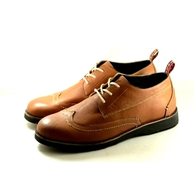 [] Dogyball Picks AN004- ROMEO extreme simplicity summer classic oxford shoes Brown / Tan color - รองเท้าลำลองผู้ชาย - วัสดุอื่นๆ สีนำ้ตาล