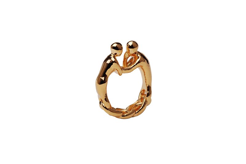[Seasonal sale] Original 2gether 24K gold hand-plated ring ring - แหวนทั่วไป - โลหะ สีทอง