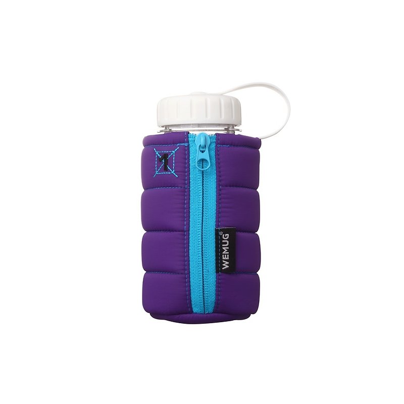 日糸 設計 禮物 防撞保護 隨身瓶 水杯 羽絨外套 J350 - 紫(套裝) - 水壺/水瓶 - 塑膠 紫色