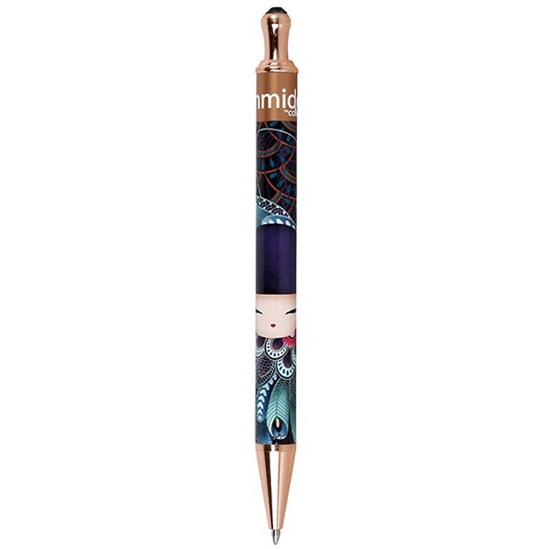 ボールペン - 高貴で威厳のあるフミ[キミミドール他の贈り物] - 油性・ゲルインクボールペン - 金属 ブルー
