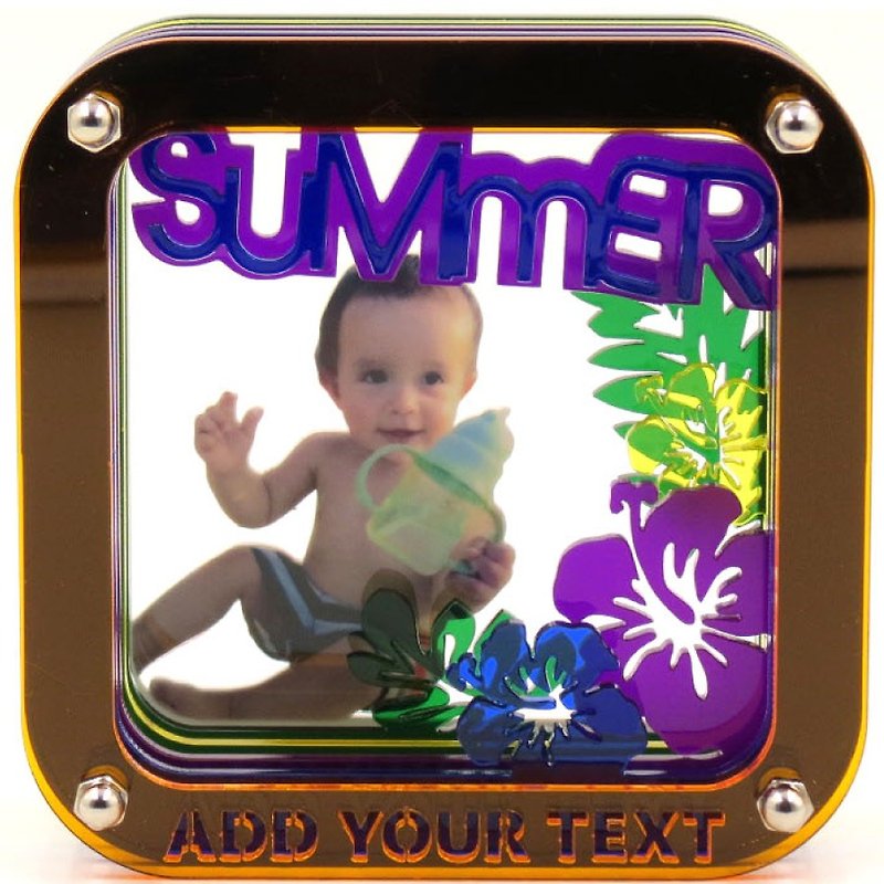 Customized 3D Puzzle Picture Frame-Hot Summer Theme x Personalization - กรอบรูป - พลาสติก หลากหลายสี