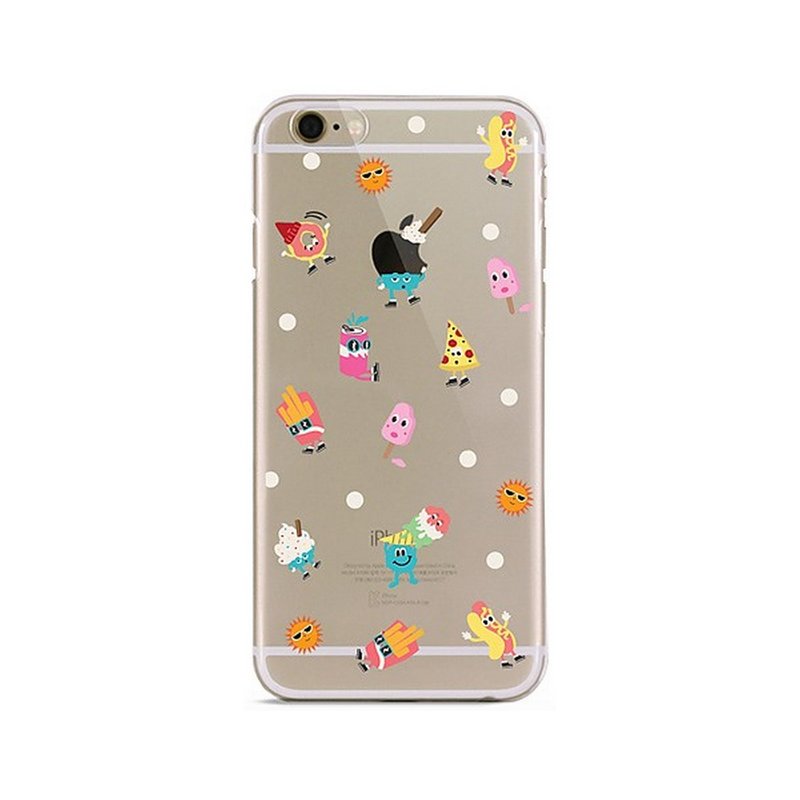 Girl apartment :: wiggle wiggle x iphone 6 plus transparent Phone Case - Ice Cream - Phone Cases - Plastic White