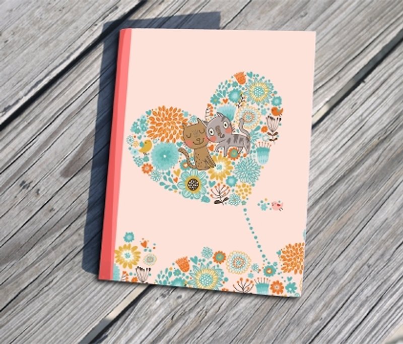 ☆ ° Rococo Strawberries WELKIN Hand-held ° ☆ Portable Notebook This / Notebook / Shirley Photo Album _ Love Cat Handbook / Notebook / Hand / Diary - Notebooks & Journals - Paper 