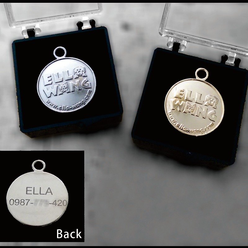 エラ ワン デザインの襟レタリングと購入エリアの消費 - その他 - 金属 ゴールド