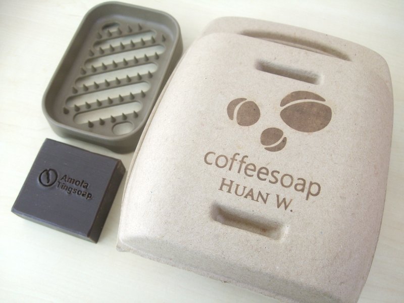 Coffee handmade soap gift box - Soap - Plants & Flowers Gold