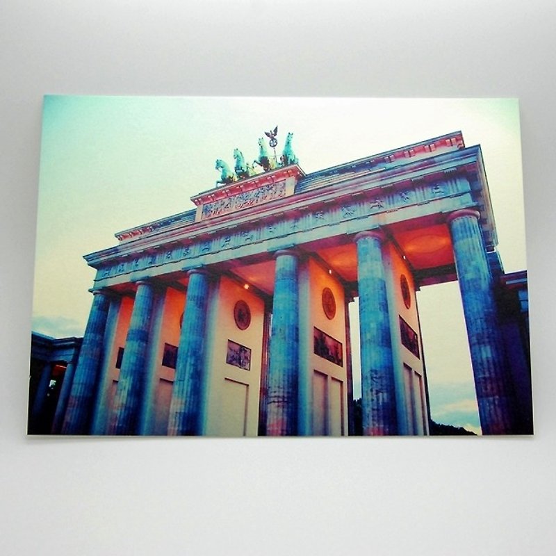 攝影明信片 | 城市小旅行 - 德國柏林-布蘭登堡門 - 卡片/明信片 - 紙 多色