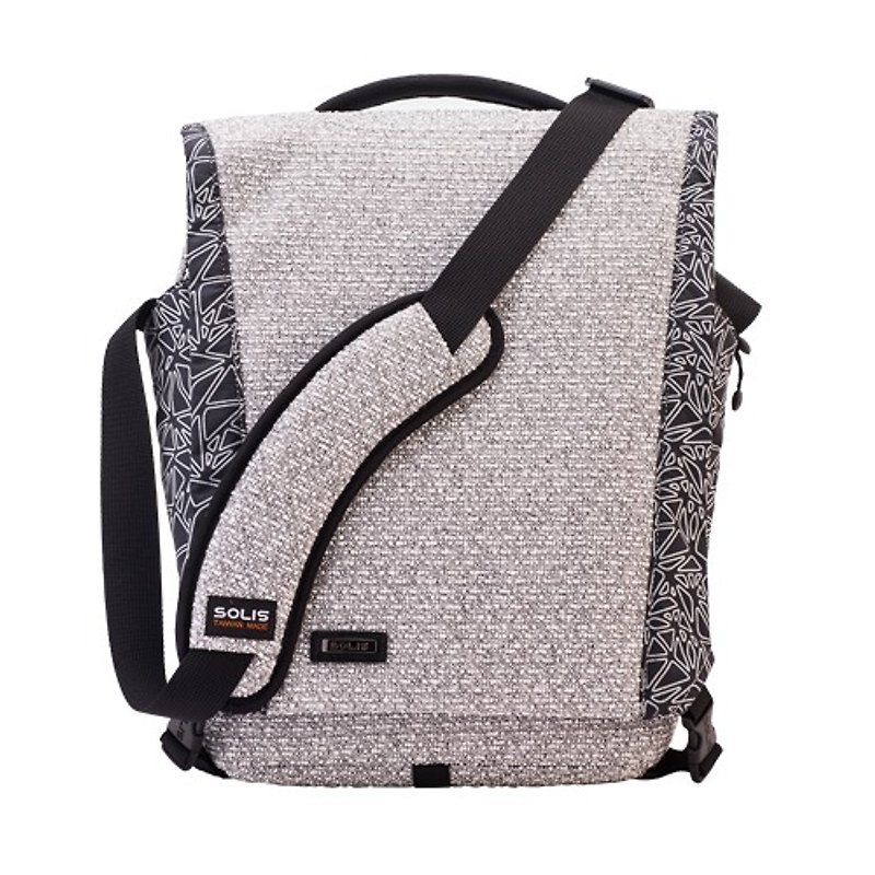 SOLIS Smoker Series│10'' Tablet Bag│Nimbus Cloud - Messenger Bags & Sling Bags - Polyester Gray