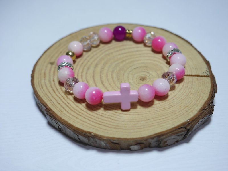 S & amp; A confidant beaded bracelet - Bracelets - Other Materials Pink