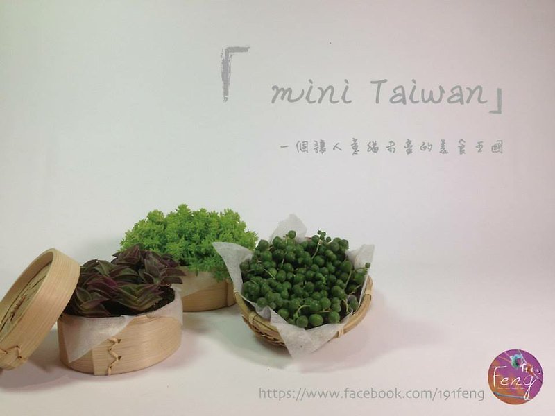「mini taiwan」一個讓人意猶未盡的美食王國 - 植物/盆栽/盆景 - 植物．花 咖啡色