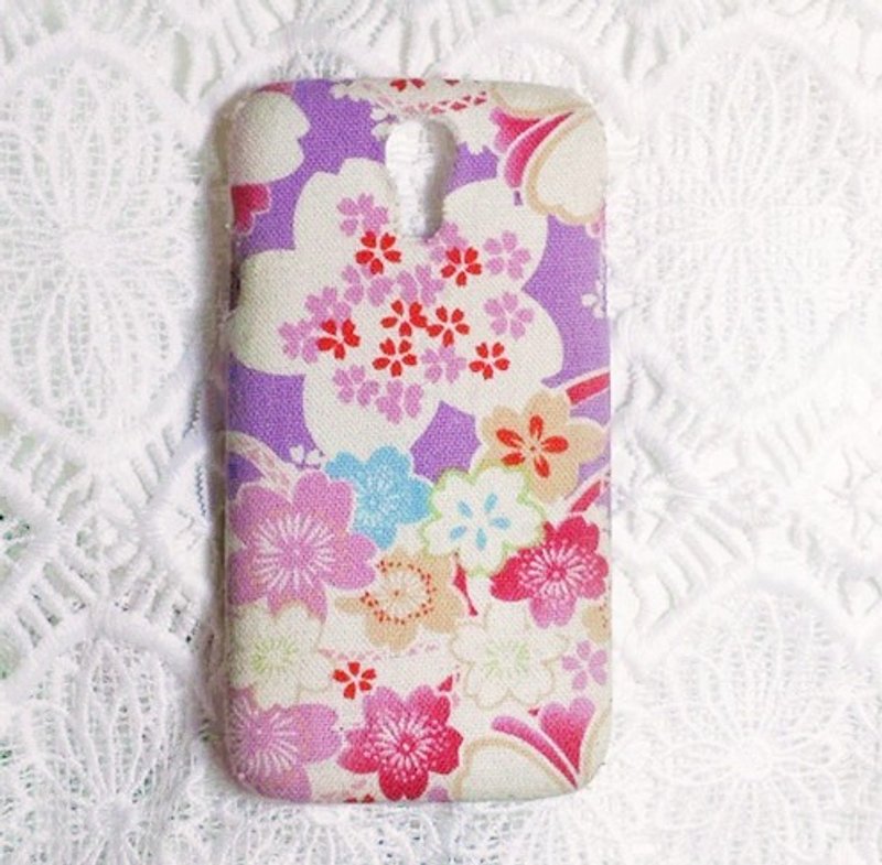 布藝 粉紫色和風櫻花 保護套 手機殼 Sony Xperia X XA Z6 Z5 Z4 Z3 Z2 Z1 Z Mini T1 T2 T3 E1 E3 M5 M4 E4 - 其他 - 紙 