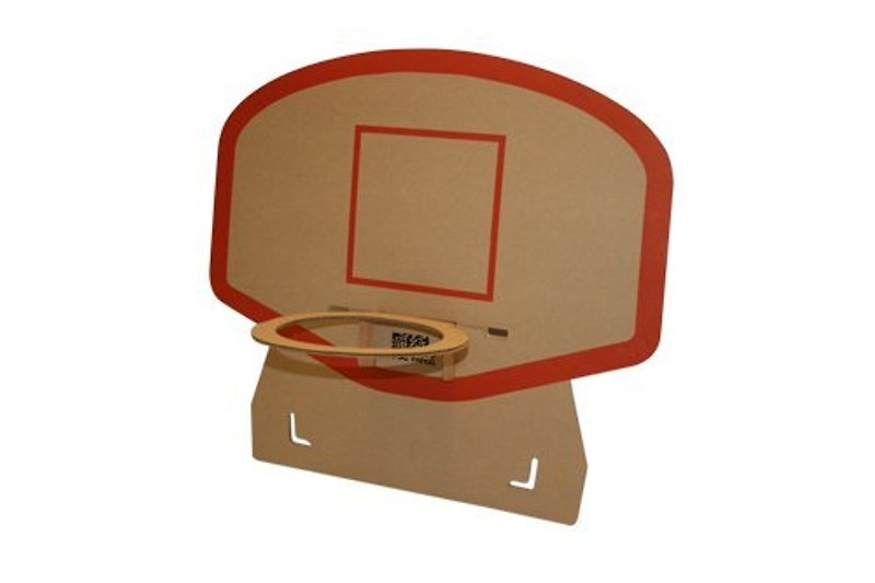 バスケットボールボード、あなたはバスケットボールの箱に来る - ウォールデコ・壁紙 - 紙 ブラウン