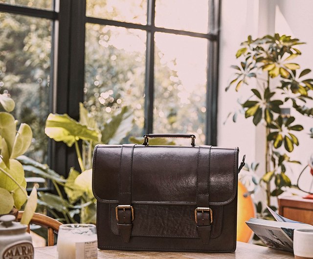 Dorado store leather briefcase