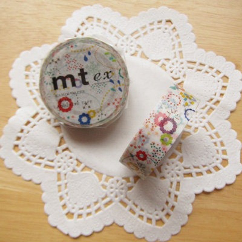mt and paper tape mt ex [Colorful blooming POP (MTEX1P74)] - Washi Tape - Paper Multicolor