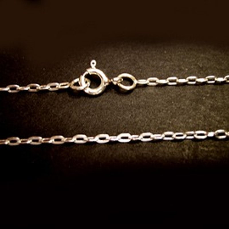 All-match basic 925 sterling silver chain 16 inches about 41cm neck chain collarbone chain - สร้อยคอทรง Collar - โลหะ สีเทา