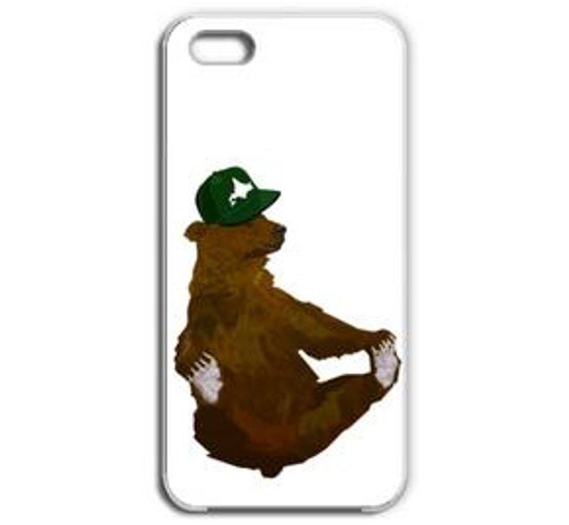Hokkaido and brown bear (iPhone5 / 5s) - Men's T-Shirts & Tops - Other Materials 