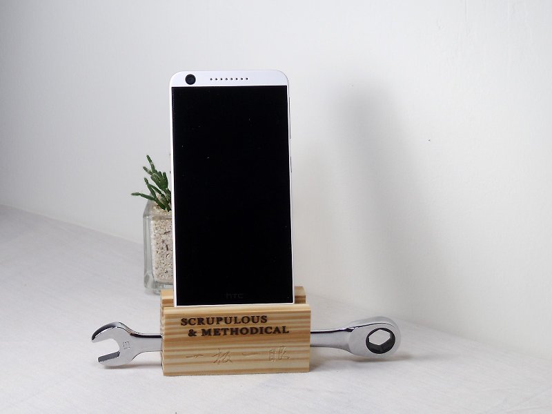 Smartphone tablet stiff card holder accommodating 3C surrounding billboard logo custom to exchange gifts - Card Stands - Other Materials 