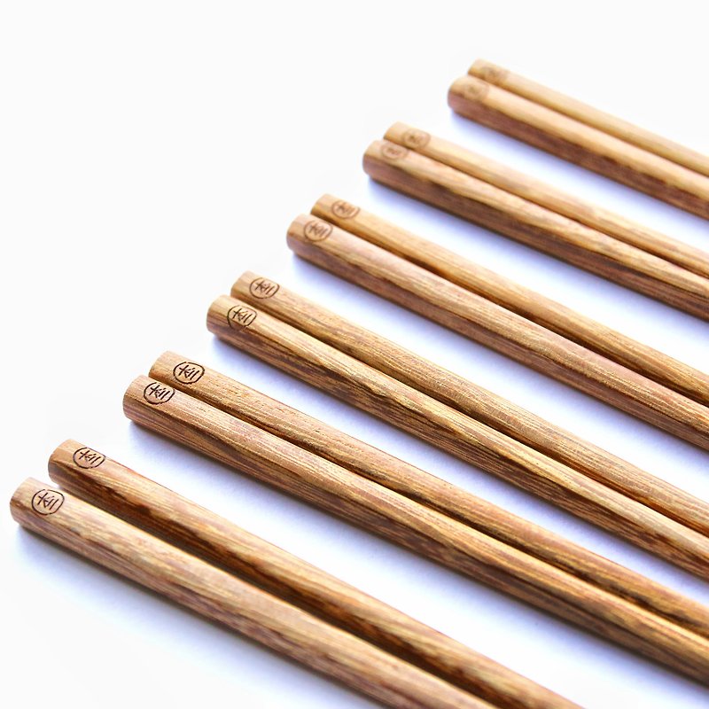 其他材質 筷子/筷子架 金色 - 雞翅木筷(6雙入)