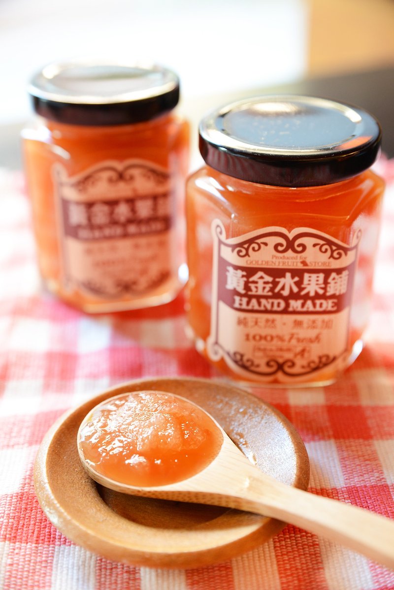 黃金水果鋪 手工果醬  保柚蘋安(蘋果葡萄柚) - 果醬/抹醬 - 新鮮食材 多色