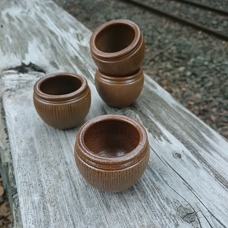 [Tim] life Tao Xing kiln series _ mini tank - Teapots & Teacups - Other Materials Brown