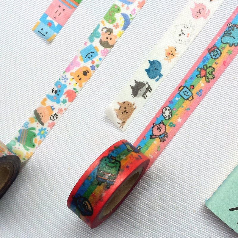 Paper tape_combination - Washi Tape - Paper Multicolor