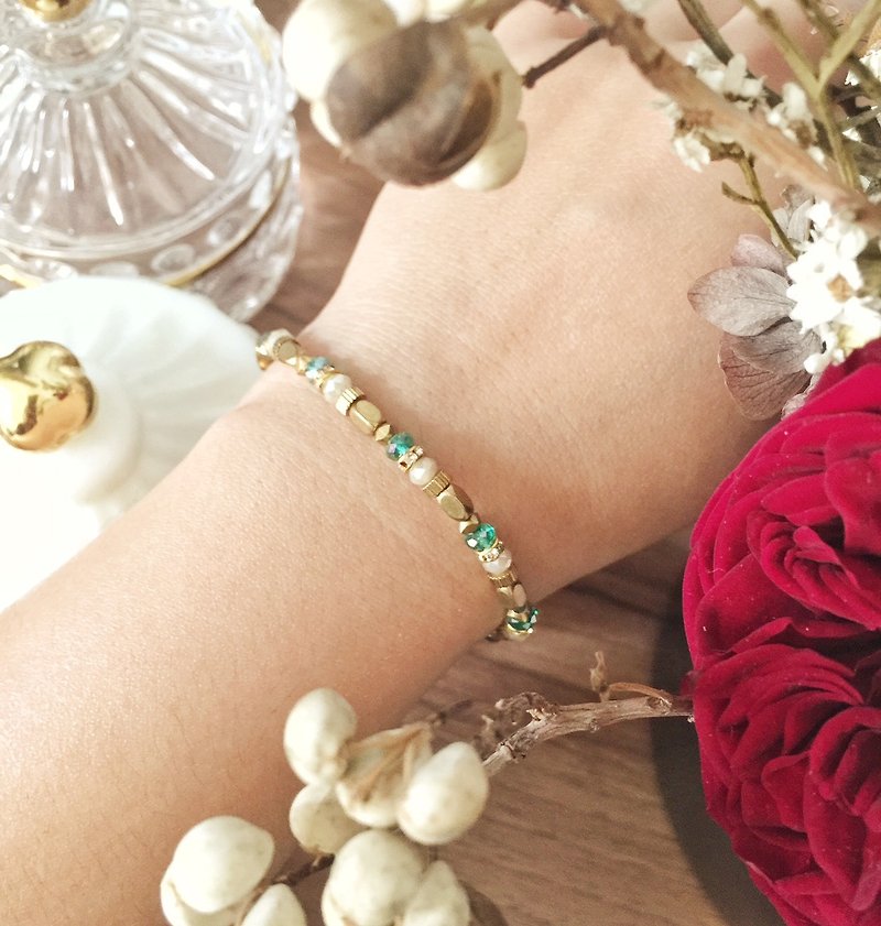 // La Don // [Flexible brass bracelets - Aurora] - Bracelets - Other Metals Gold