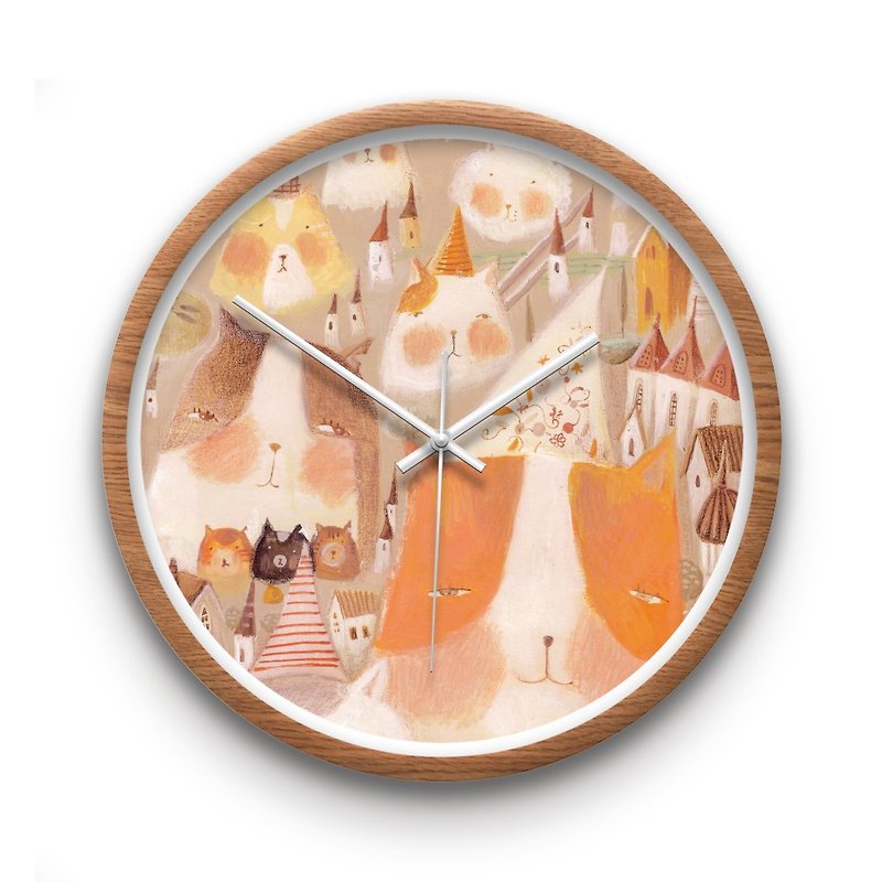 AppleWork iWatch creative wall clock: South Jun PSIC-052 - นาฬิกา - พลาสติก สีส้ม
