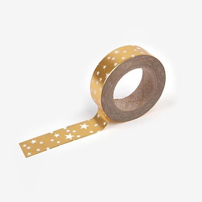 Dailylike-Single roll of paper tape 38-Venus, E2D22381 - มาสกิ้งเทป - กระดาษ สีทอง