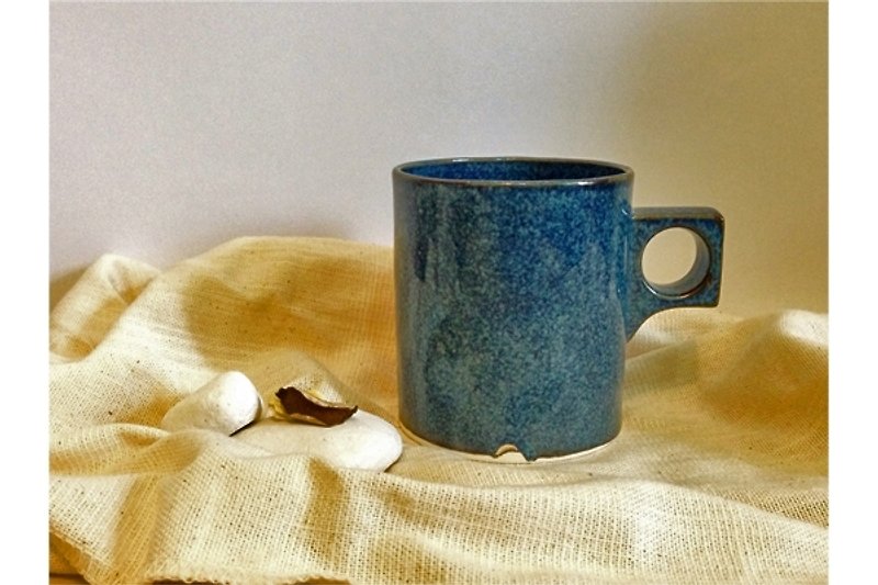 วัสดุอื่นๆ แก้วมัค/แก้วกาแฟ สีน้ำเงิน - Roft blue coffee ceramic cup