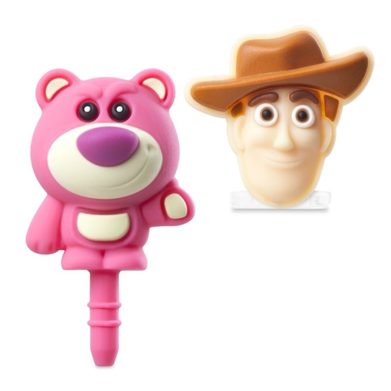 Bone / Lightning Dust Plug Group - Hu Di & Xiong Bao Ge (Toy Story) - Phone Stands & Dust Plugs - Silicone Multicolor