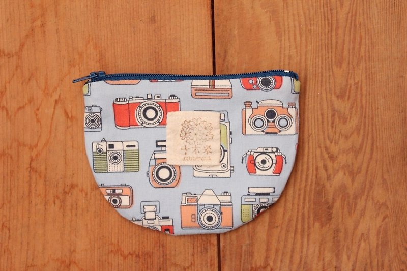 [Ten wooden meters. Lorenza] ca camera half wheat bread purse / little things Bag - Coin Purses - Other Materials Blue