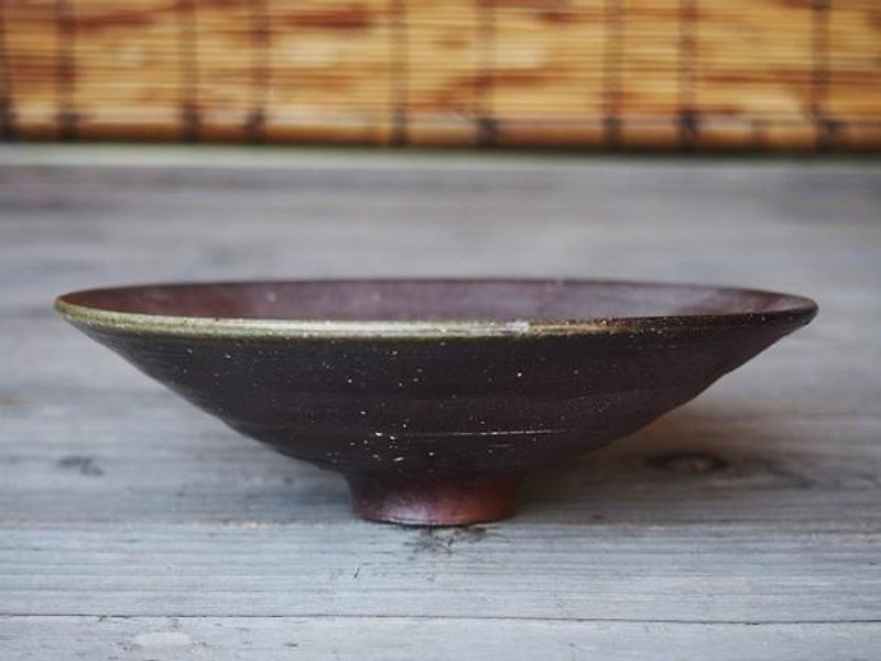 日本岡山備前 陶器 陶鉢（小）hc3-004 - 碗 - 其他材質 咖啡色