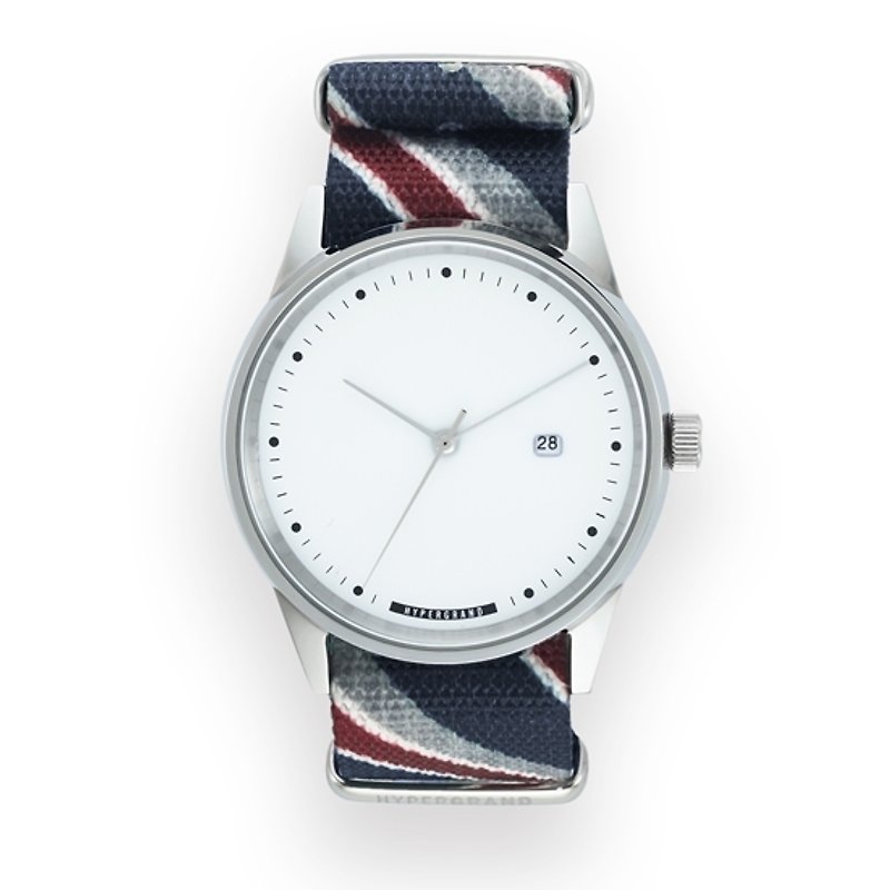 HYPERGRAND - MAVERICK SWEENY / Cold Steel Series - crazy barber Watch (polished silver) - Women's Watches - Other Materials Blue