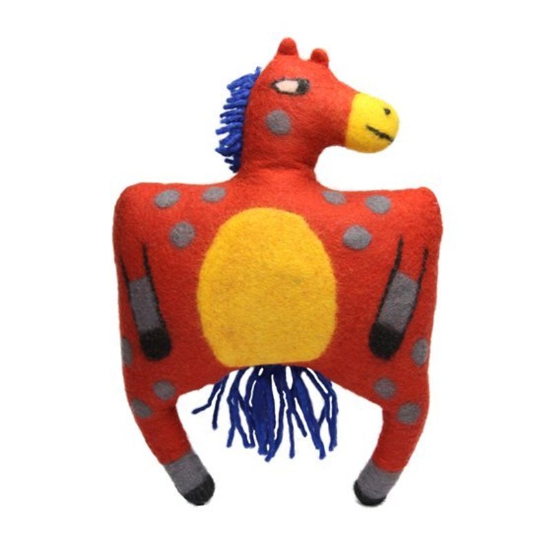 BIZORK‧Birok - ของวางตกแต่ง - ขนแกะ สีแดง