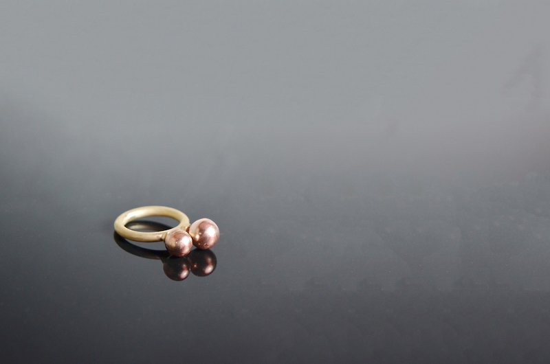 [MOON II] 2014 A / W moon small ball ring - General Rings - Other Metals Pink