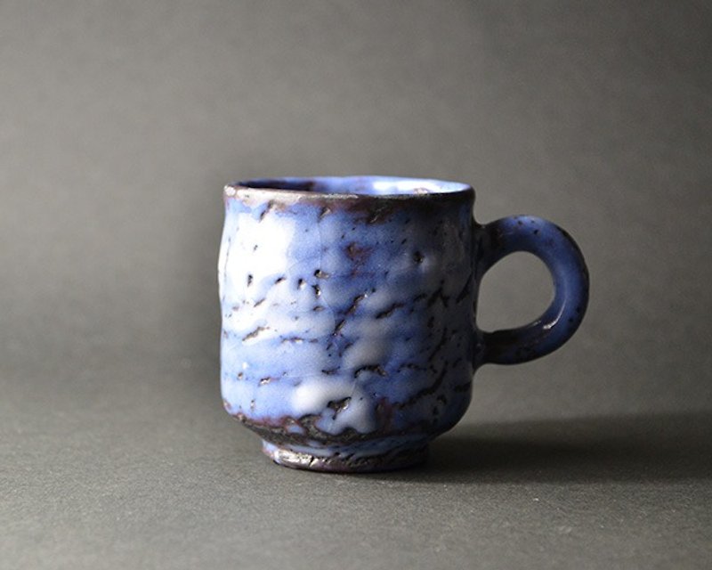 Evening twilight Cang Shino Mug - Mugs - Other Materials Blue