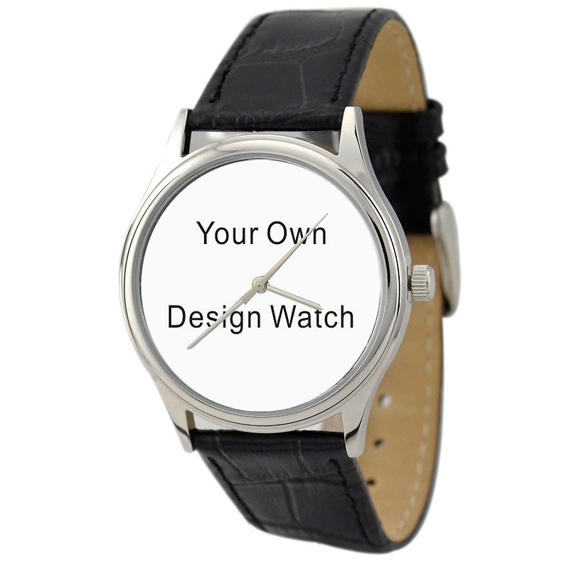 独自の時計をデザイン + エッチング バック カバー 送料無料 - ペアウォッチ - 金属 多色