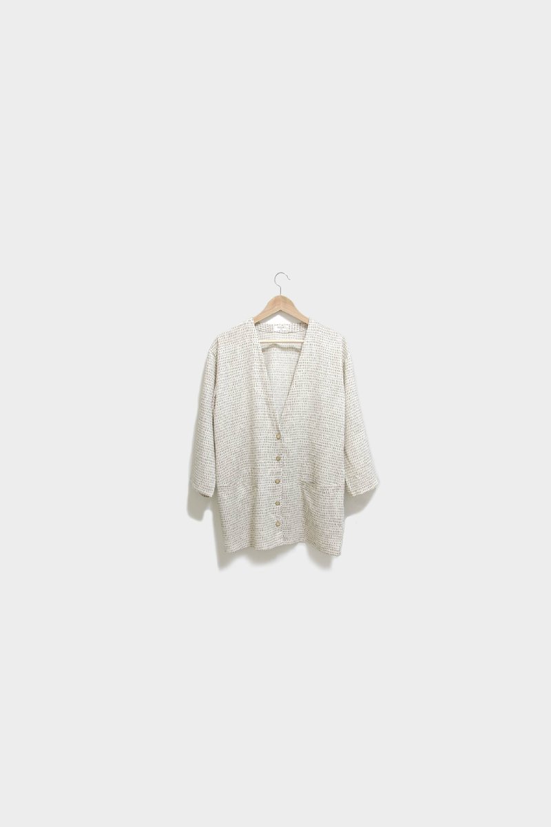 【Wahr】方格薄襯衫外套 - Women's Shirts - Other Materials Multicolor