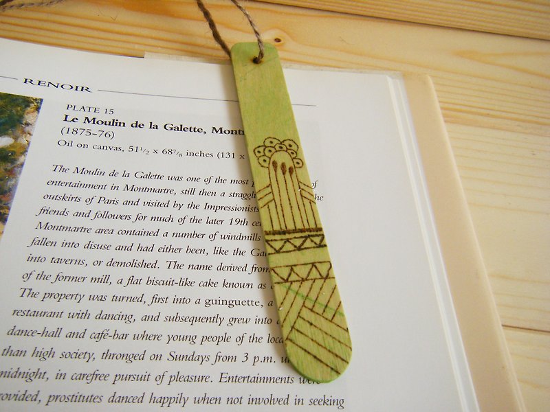 Word ink pause Bookmarks - Cactus - Bookmarks - Wood Green