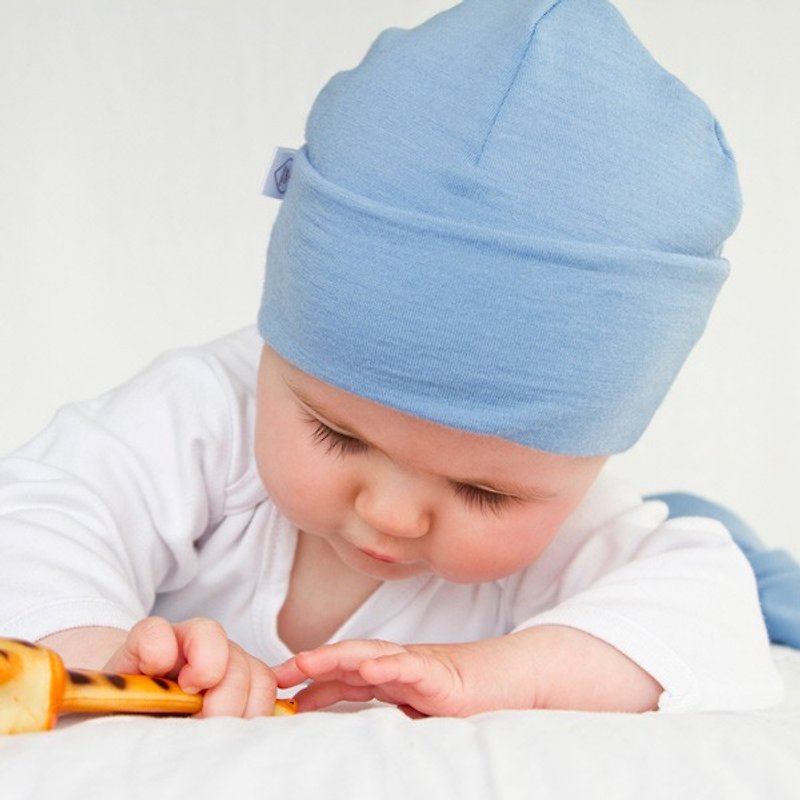 紐西蘭baby love merino美麗諾嬰兒包巾組_冰淇淋汽水 - 其他 - 羊毛 藍色
