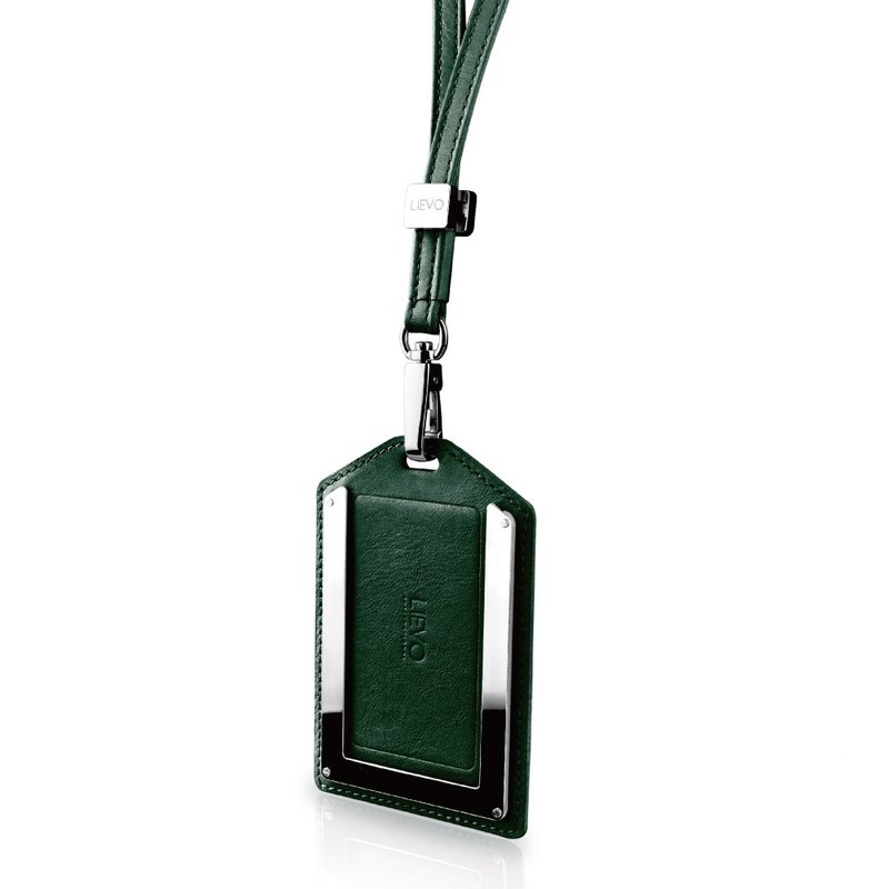 【LIEVO】 SHOW - Induction ID Holder_Dark Green - Wallets - Genuine Leather Green