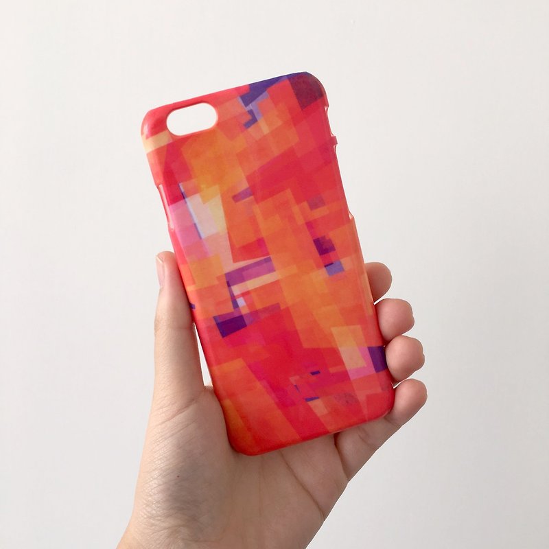 Abstract Art pattern tangelo orange 104 3D Full Wrap Phone Case, available for  iPhone 7, iPhone 7 Plus, iPhone 6s, iPhone 6s Plus, iPhone 5/5s, iPhone 5c, iPhone 4/4s, Samsung Galaxy S7, S7 Edge, S6 Edge Plus, S6, S6 Edge, S5 S4 S3  Samsung Galaxy Note 5, - Other - Plastic 