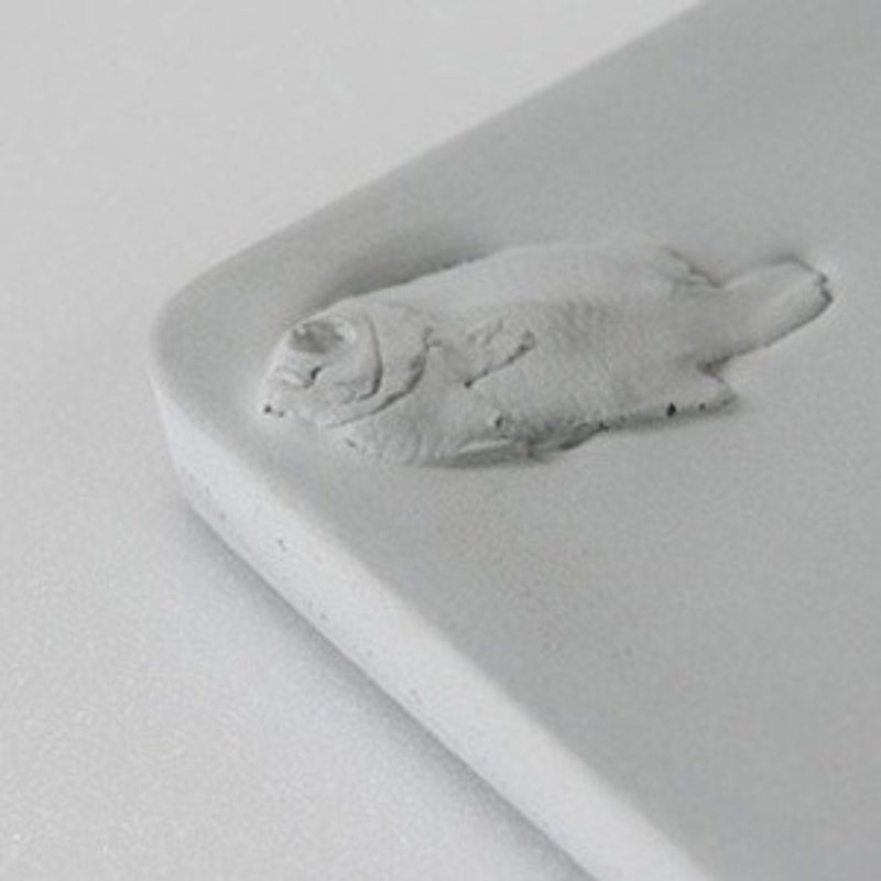 KALKI'D Cement Pro-Magic Water Coaster-【Fish】 - ที่รองแก้ว - ปูน 