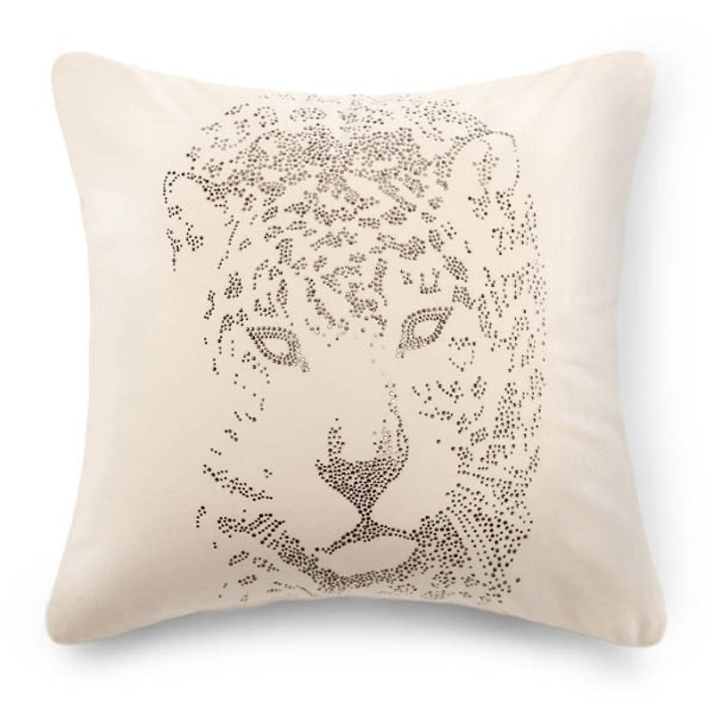 [GFSD] Rhinestone Boutique-Fashion Trainer-[Smart Leopard] Pillow-Pearl White - หมอน - วัสดุอื่นๆ ขาว