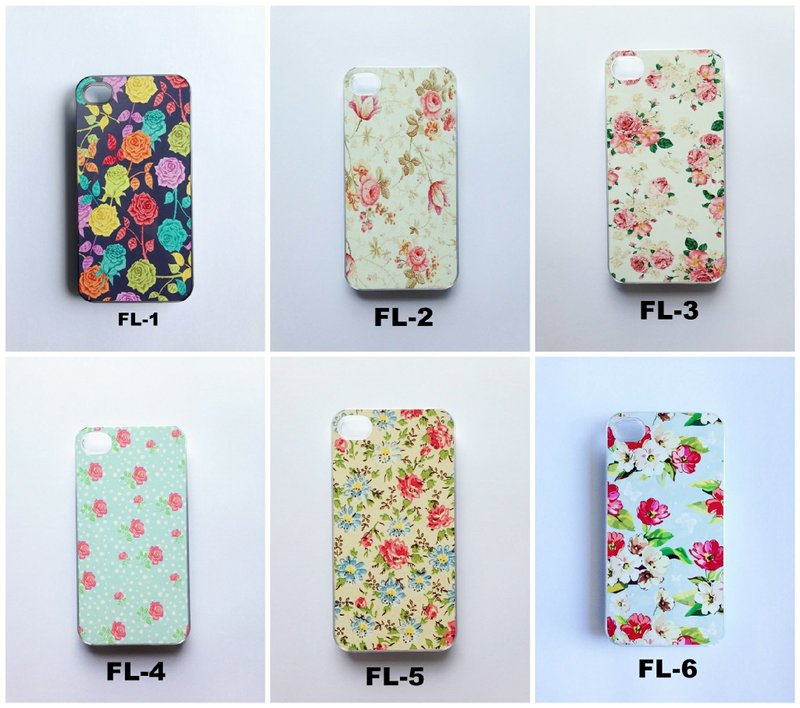 ▲IPHONE 4 / 4S / 5 / 5S ，Samsung S / NOTE系列 CASE▲手工手機殼預訂-FL系列(硬殼) - 其他 - 塑膠 