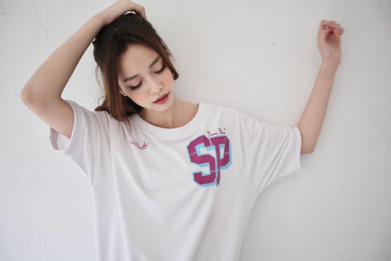 SUMI △ SP + ▽ asymmetrical casual shirt _3SF061 - Women's T-Shirts - Other Materials White