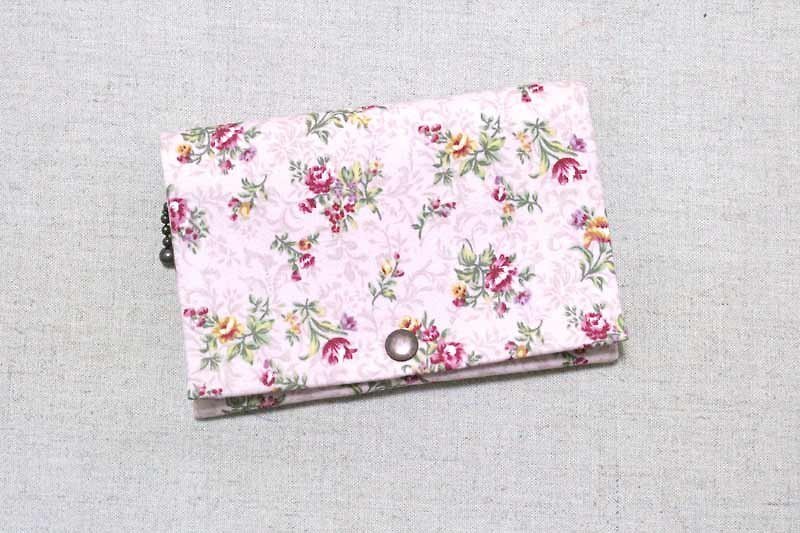 Multilevel purse - Foundation flowers - Coin Purses - Other Materials Pink